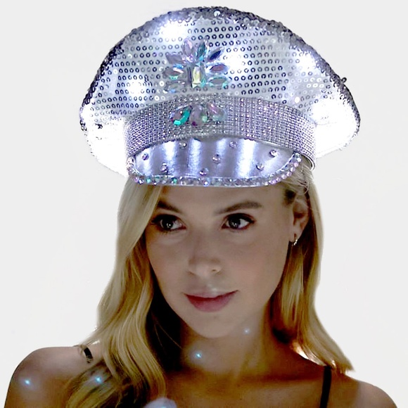 Light Up Sequin Hat